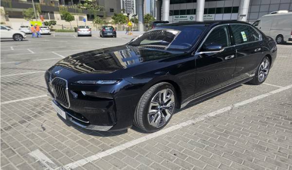 BMW 735i 2024 for rent in dubai